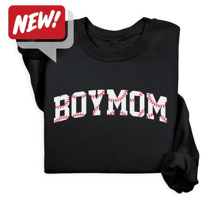 BoyMom Baseball Sweatshirt