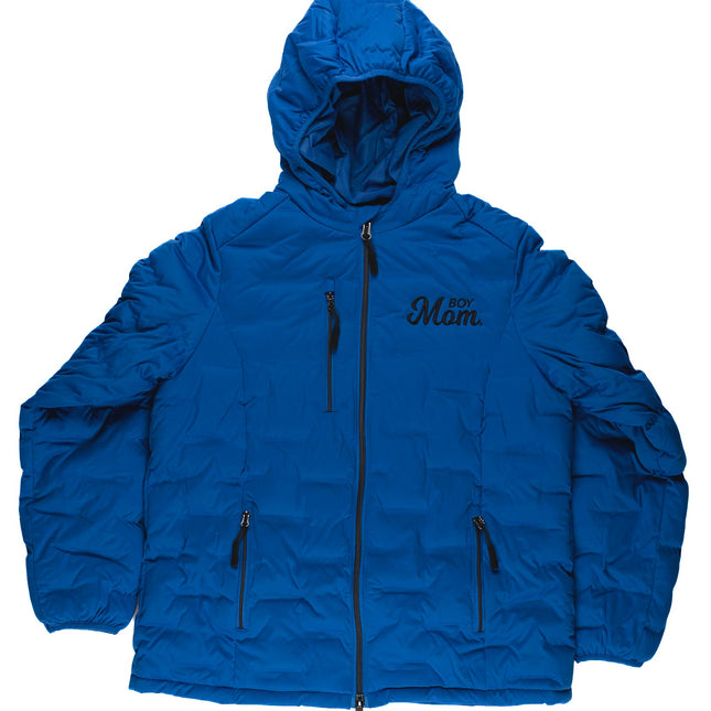 BoyMom Embroidered Puffer Jacket
