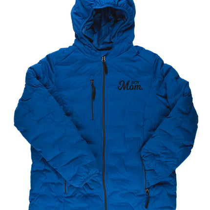 BoyMom Embroidered Puffer Jacket