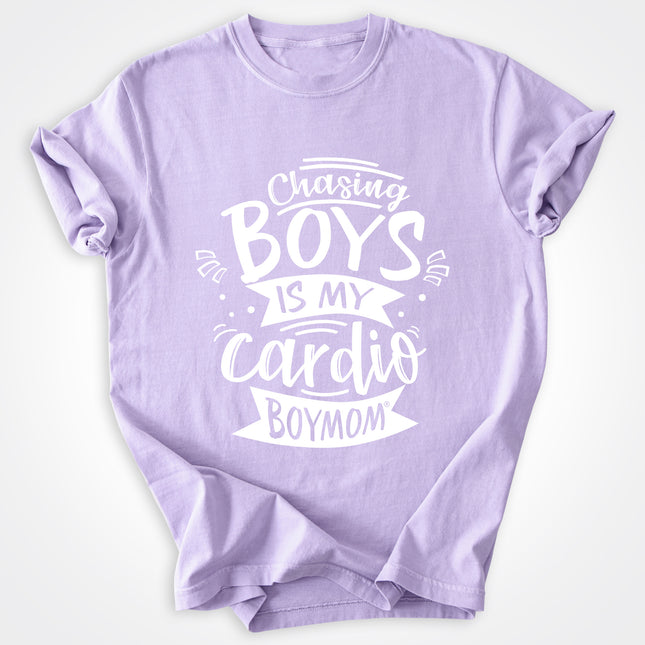 BoyMom Chasing Boys Is My Cardio Heavyweight Tee