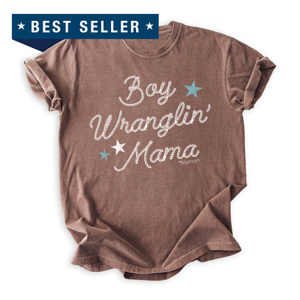 BoyMom Boy Wranglin' Heavyweight Tee