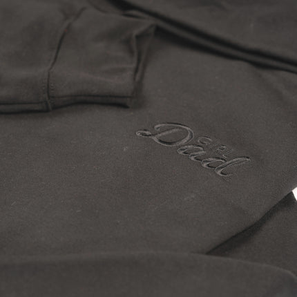 GirlDad Heavyweight Pullover Hoodie Black on Black