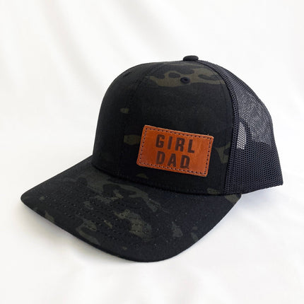 GirlDad Leather Patch Hat