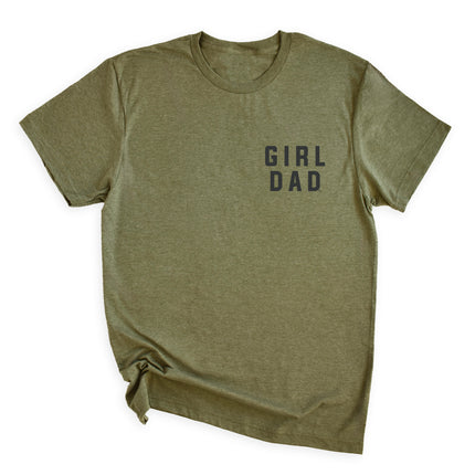 Girl Dad Modern Stacked Logo Tee