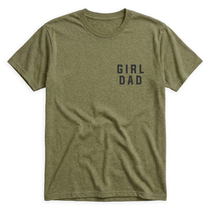 Girl Dad Modern Stacked Logo Tee