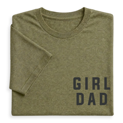 Girl Dad Modern Stacked Logo Tee