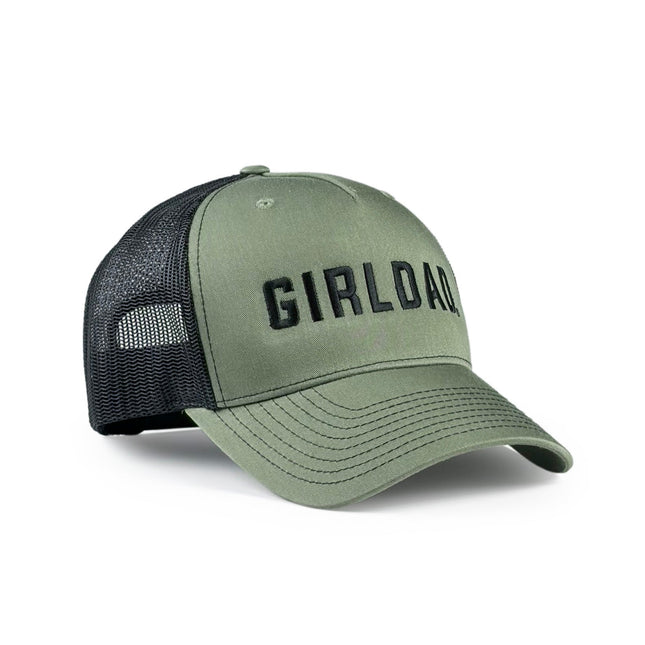 GirlDad® Loden & Black Mesh Back Trucker Hat