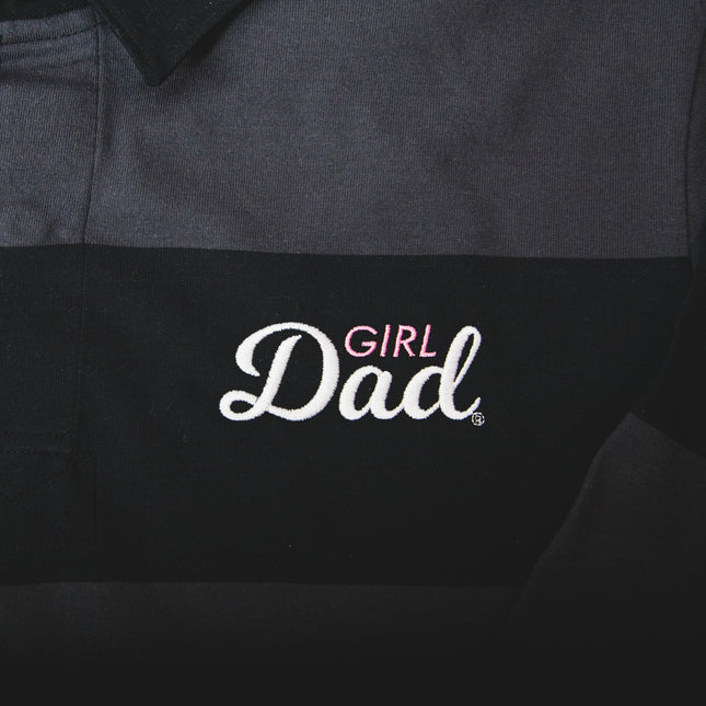GirlDad Embroidered Rugby Shirt