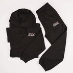 Hoodie / S / Black with Pink/White