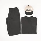 Crewneck Sweatshirt / S / Black with Black