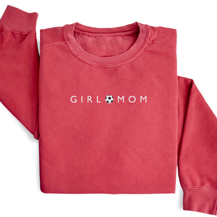 GirlMom Soccer Minimal Sweatshirt