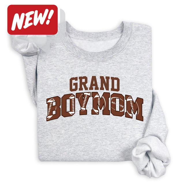 Grand BoyMom Football Sweatshirt