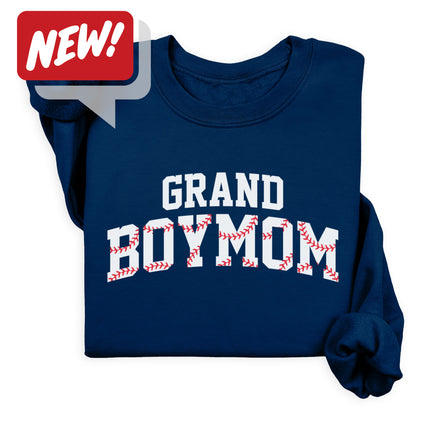 Grand BoyMom Baseball Sweatshirt