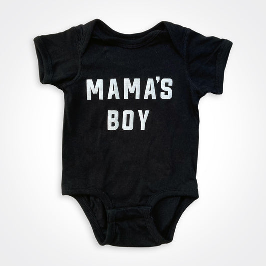 Mama's Boy Black Bodysuit