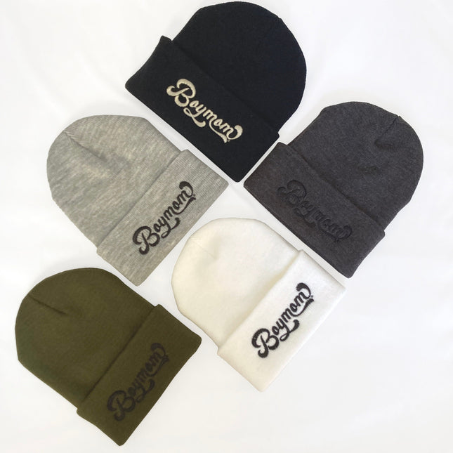 BoyMom Retro Logo Beanie