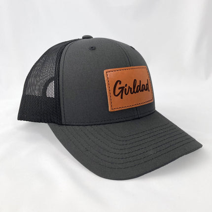 GirlDad Leather Patch Hat