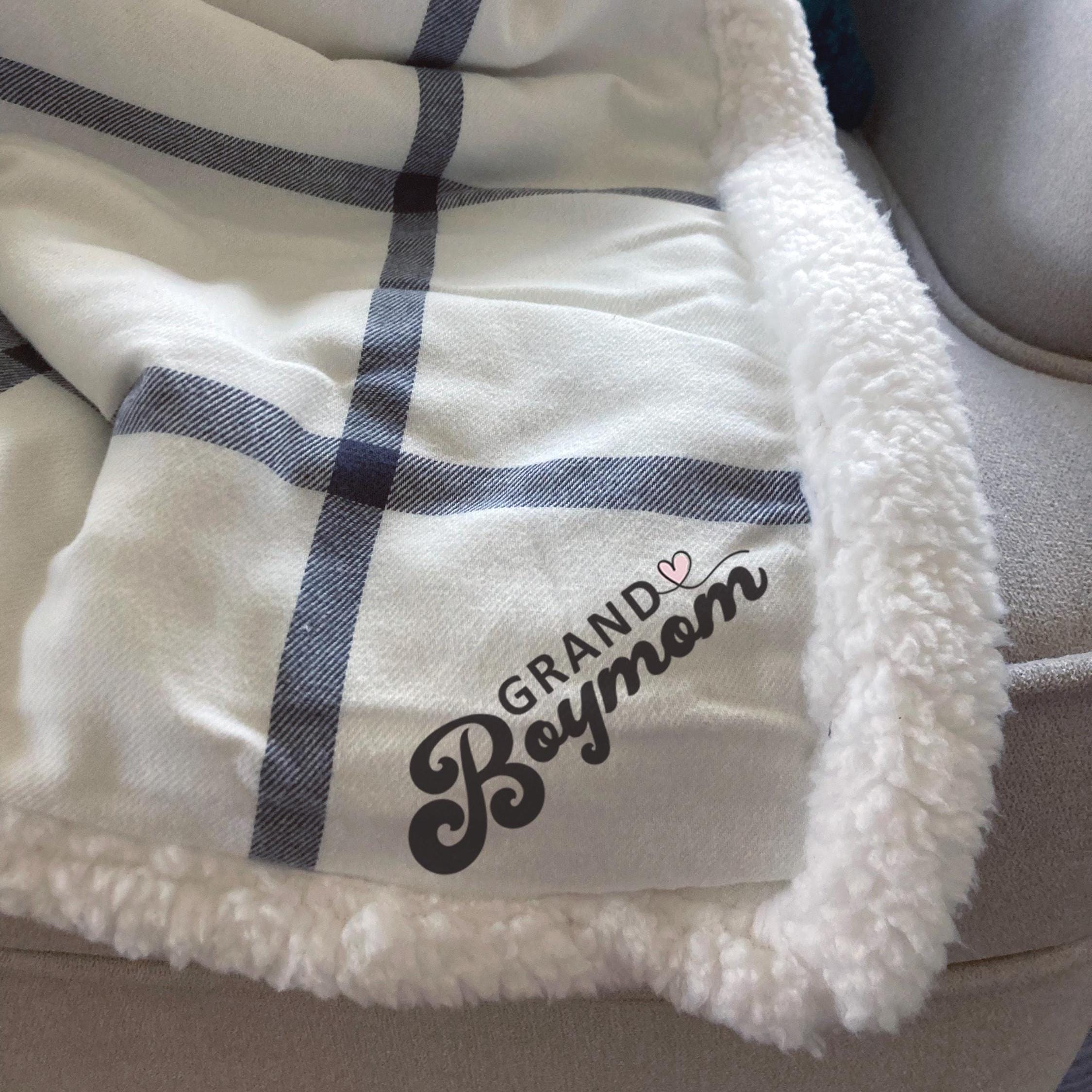 Grand Boymom Flannel Sherpa Blanket