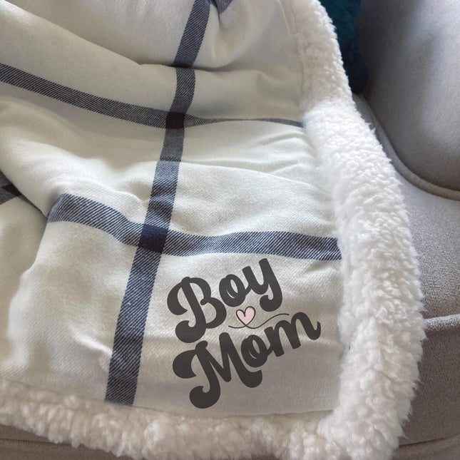 Boymom Flannel Sherpa Blanket
