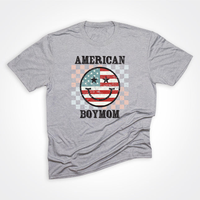 American Boymom® Heather Grey Tee