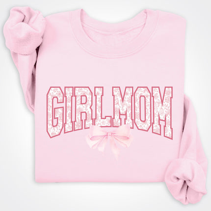 GirlMom Coquette Bow Sweatshirt