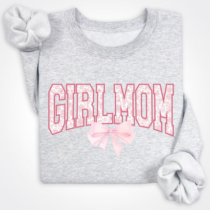 GirlMom Coquette Bow Sweatshirt