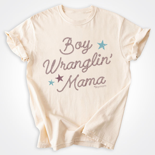 BoyMom Boy Wranglin' Heavyweight Tee