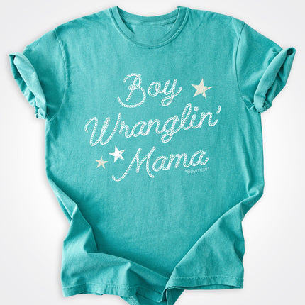 BoyMom Boy Wranglin' Heavyweight Tee