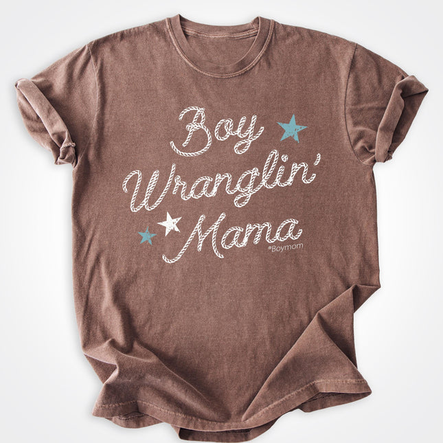 BoyMom Boy Wranglin' Heavyweight Tee
