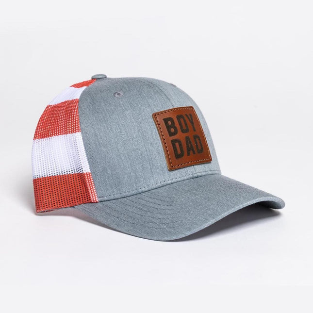 BoyDad Leather Patch Stars & Stripes Hat