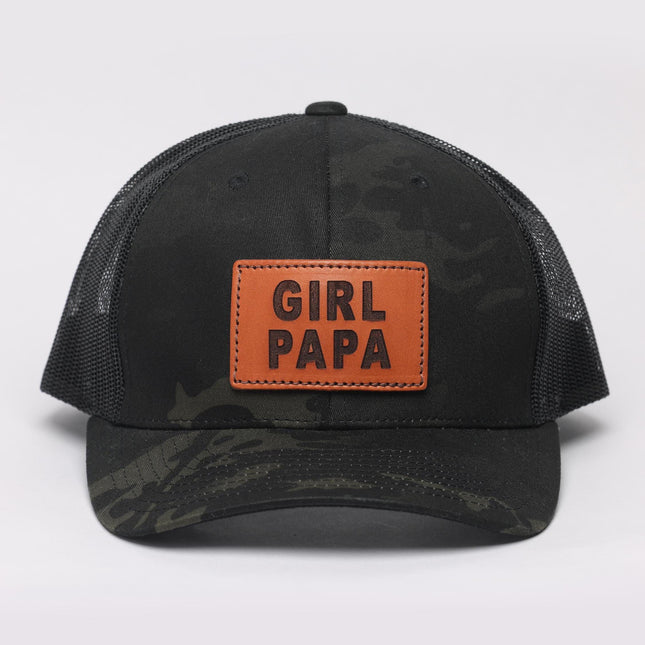 Girl Papa Leather Patch Hat
