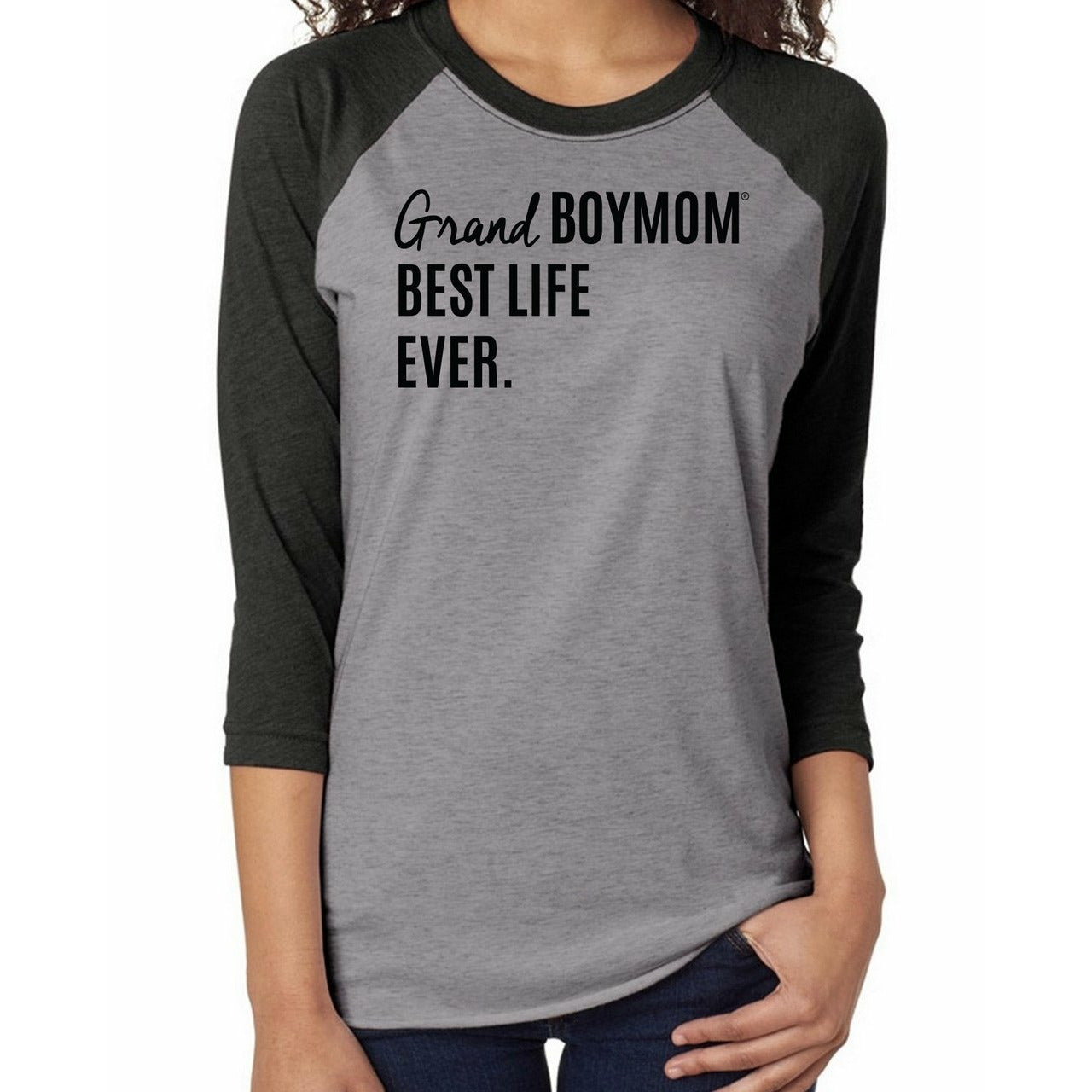 Grand  Boymom Raglan