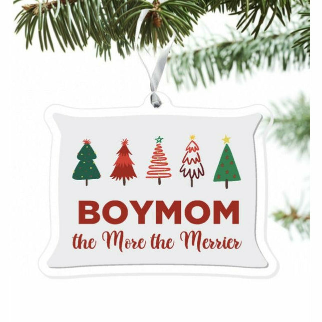 Boymom the More the Merrier Ornament