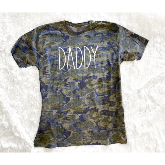 Daddy Green Camo Short Sleeve Tee