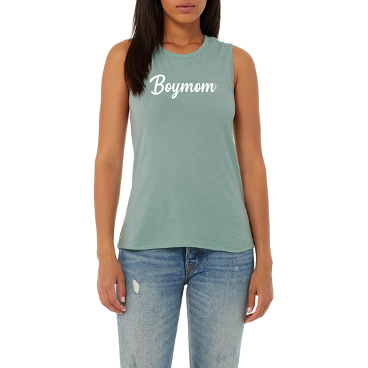 Boymom Sage Blue Tank