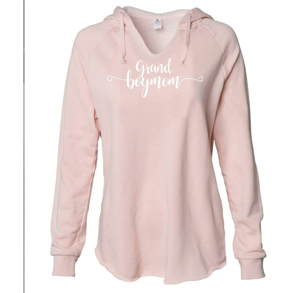Grand Boymom Blush Hooded Pullover