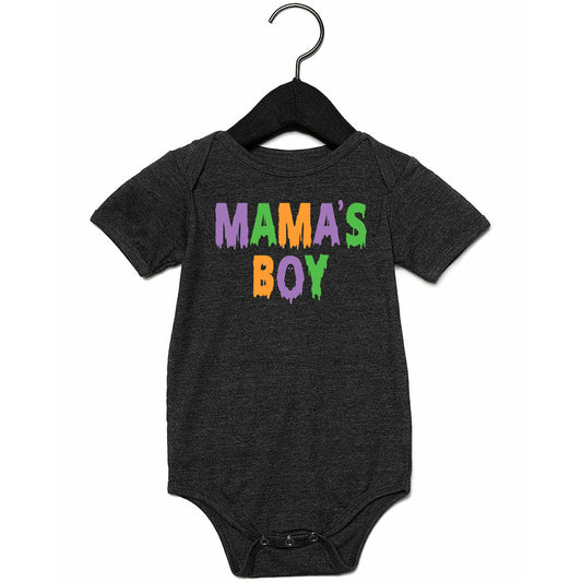 Haunted Mama's Boy Infant Black Bodysuit