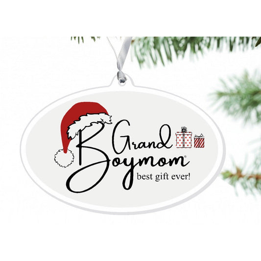 Grand Boymom Best Gift Ornament