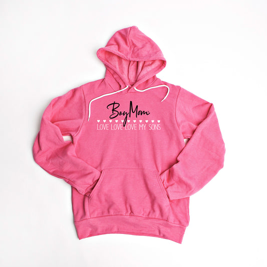 Rose Pink Love My SonsV2 Hoodie (PLURAL)