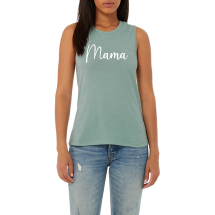 Mama Sage Blue Tank