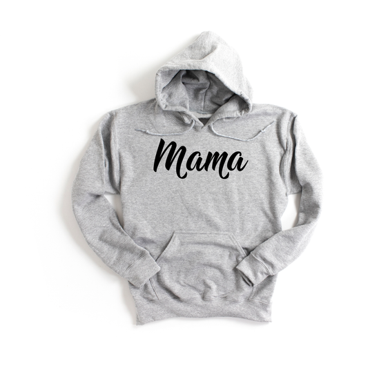 Mama Script Grey Hoodie