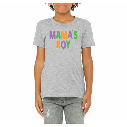 Haunted Mama's Boy Youth Grey Tee