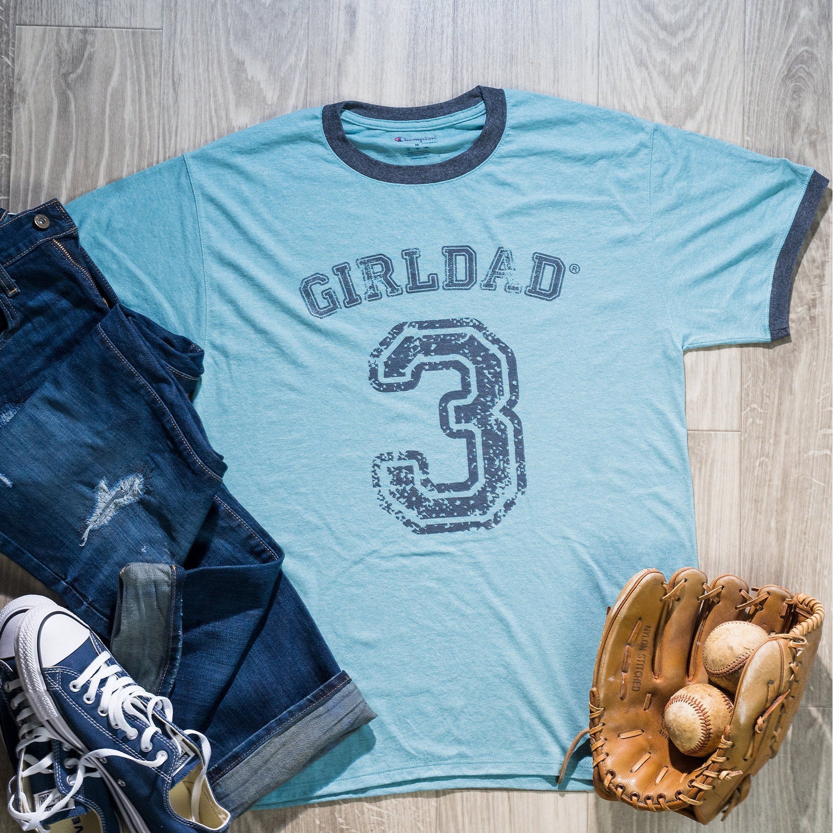 Girldad® 3 Ringer Tee