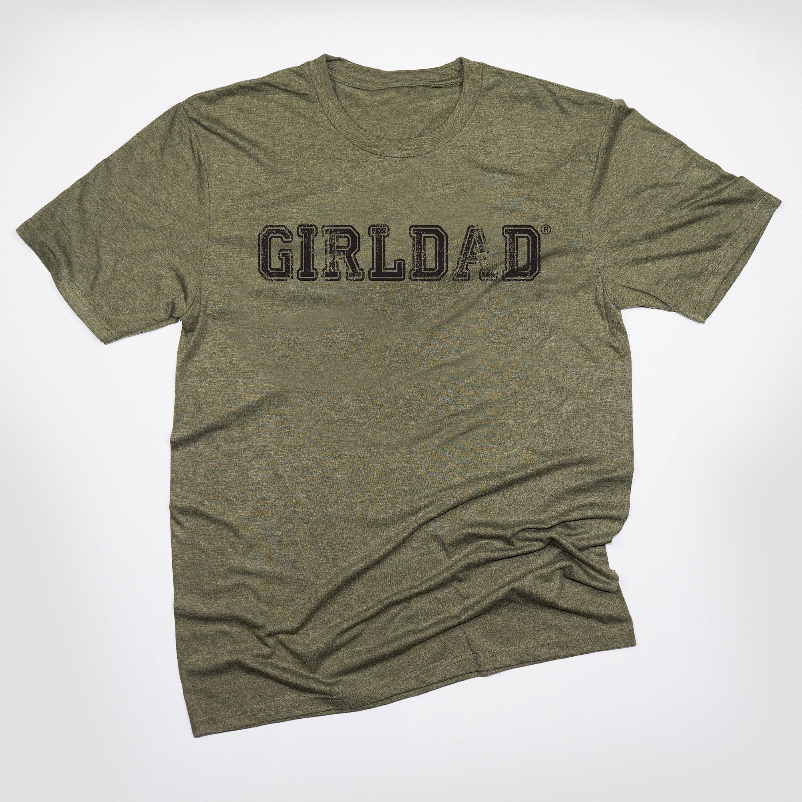 Girldad® Military Green Weathered Shirt