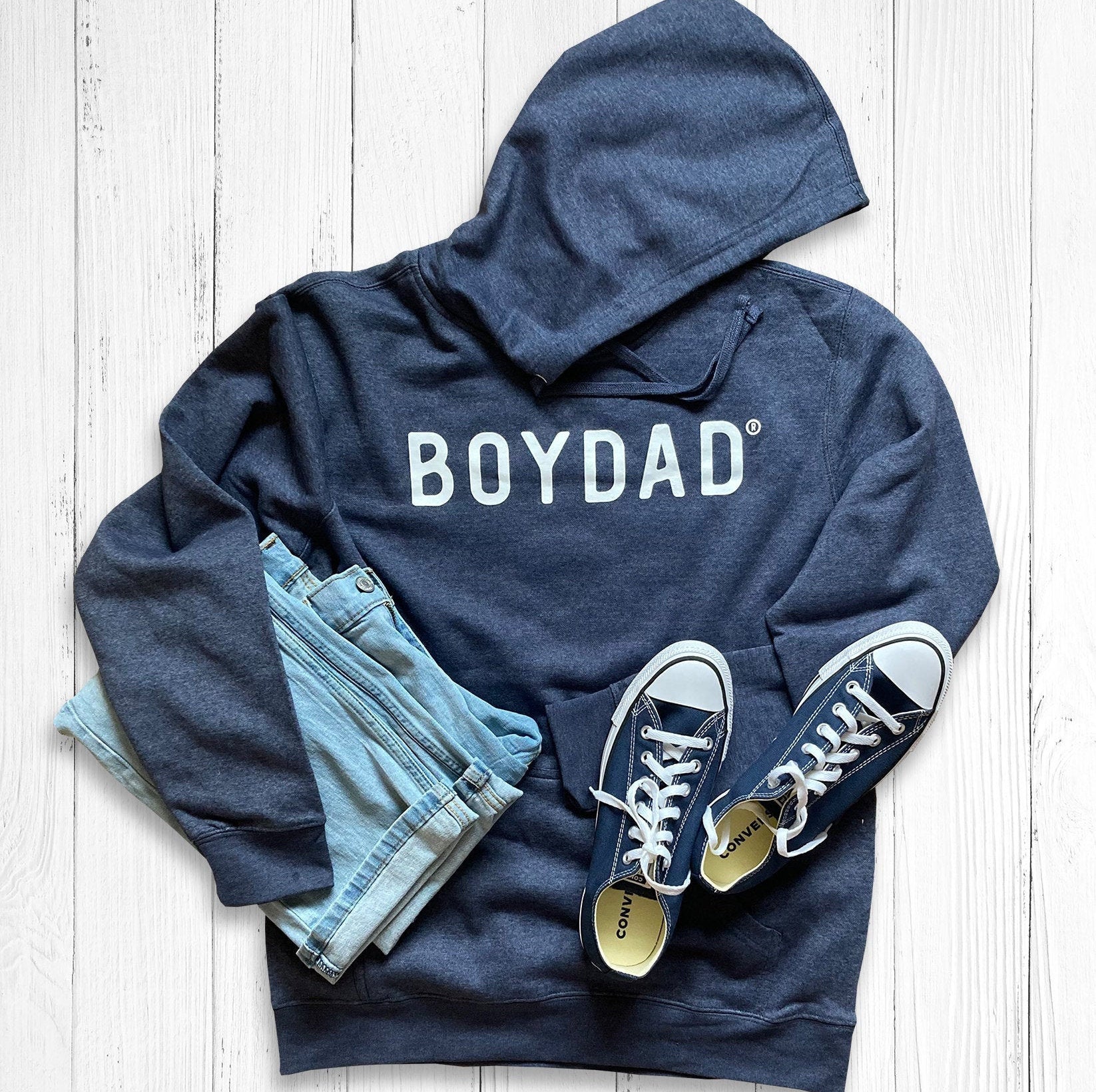 Boydad® Hoodie Navy Heather