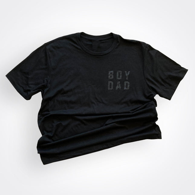 BoyDad Modern Stacked Logo Tee