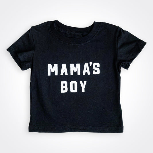 Mama's Boy Black Shirt