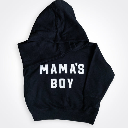 Mama's Boy Black Hoodie