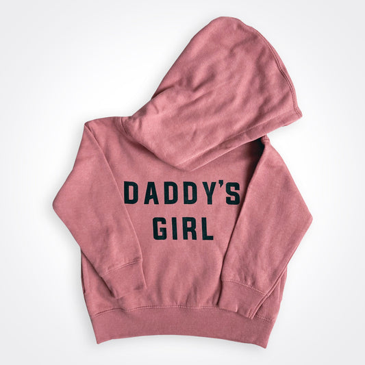 Daddy's Girl Blush Frost Hoodie Matching Daddy's Girl & Girldad Shirt