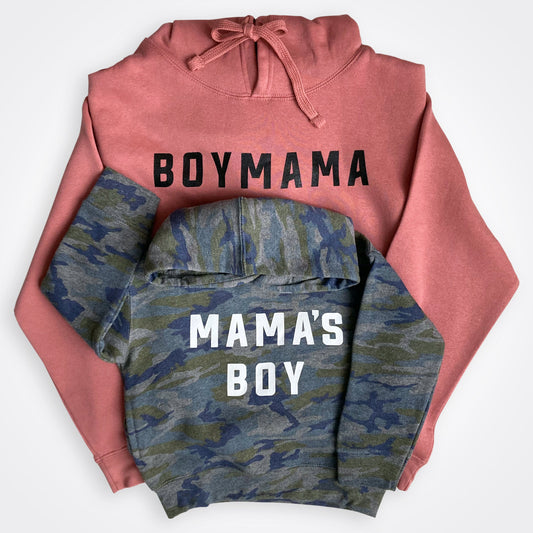 Boy Mama Blush Frost Hoodie