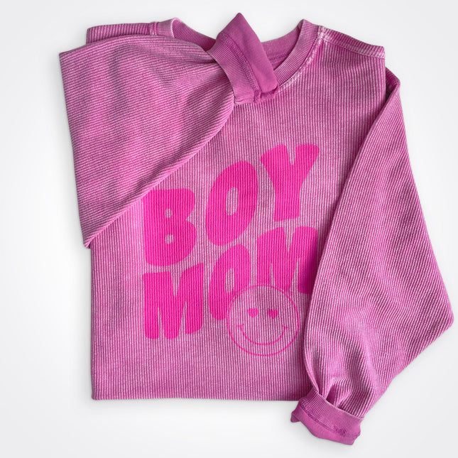 BoyMom Corded Crew Sweatshirt